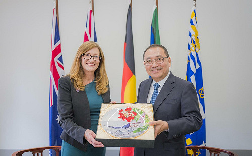 侯友宜出訪澳洲會晤布里斯本議長　受邀參與2027亞太城市高峰會