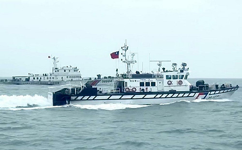 （影）一個禮拜來三次！中國海警「換湯不換藥」侵擾金門