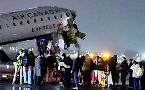 航管在幹嘛? 紐約機場一日2連撞 一機撞消防車死傷慘 傳第二機又撞救援車