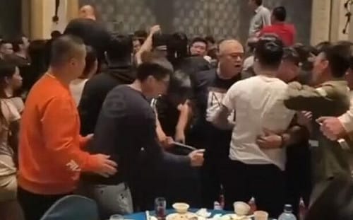 網傳「竹聯幫豹堂」大亂鬥！警駁斥：僅是春酒爆口角  蒐證追查中