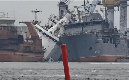 烏軍無人機遠距襲擊　俄羅斯北極巡邏破冰艦「暴風雪」嚴重受損