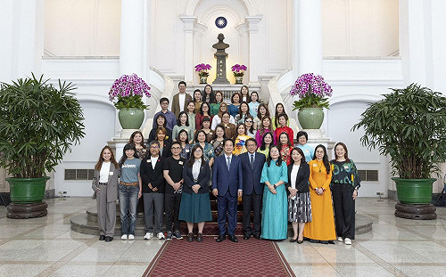 民進黨與新住民交流參訪總統府 賴清德：先來後到都是這片土地的主人 