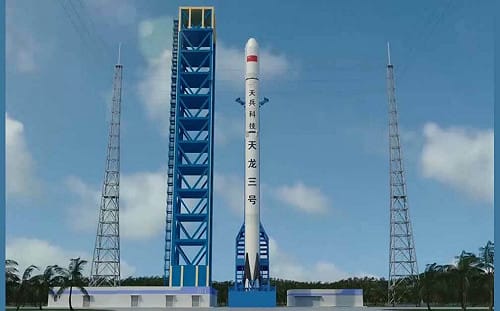 (影) 中20噸級火箭首飛翻車 ? 天龍三號酒泉升空異常 天兵科技急喊整改