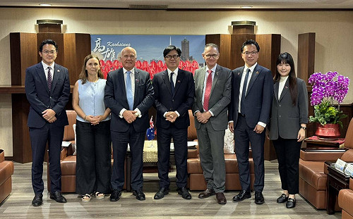 塔斯馬尼亞州財政廳長首訪高    陳其邁：感謝澳洲政府長期友台  