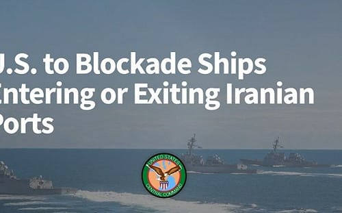 美伊和平談判破局! 美軍台灣時間13日晚間10點起實施封鎖伊朗港口