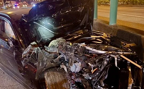 BMW肇逃男優渥生活照曝光！死者家屬：只能在殯儀館折紙錢