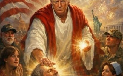 (影) AI基督圖激怒全球! 川普稱是扮醫生 聖殿騎士批褻瀆 教宗也說話了