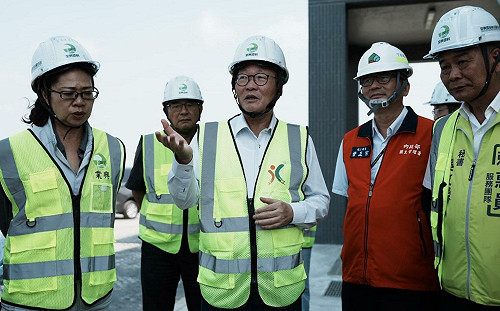 行政院動員全國防汛整備　陳金德視察台南學甲M幹線工程