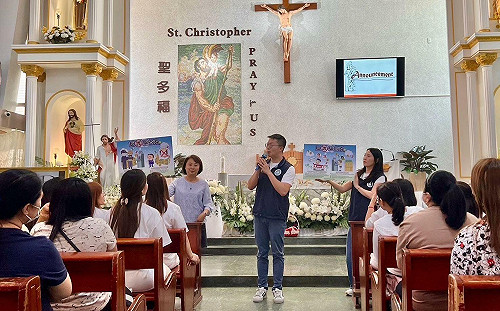 移民署攜手聖多福天主堂  趁主日彌撒貼心提醒移工齊心反詐