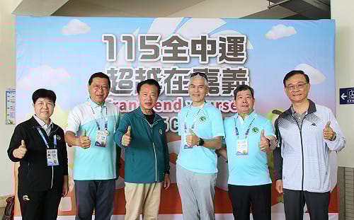 全中運正式開跑 運動部次長偕嘉義縣長赴團本部為22縣市代表隊打氣  