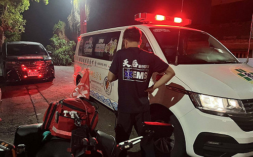 進香徒中突倒地 ！苑裡救護義消急救  張姓男子撐了8天仍宣告不治  