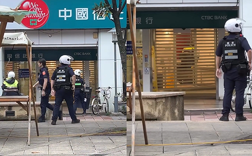 (影)台北東區搶案！搶匪挾持銀行經理搶千萬 對峙15分鐘遭逮