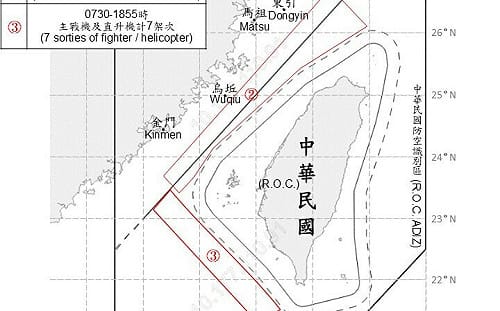 共機28架次擾台！18架越中線侵入北中南空域 國軍嚴密應處
