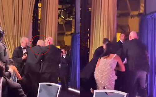 白宮記協晚宴驚傳槍響！川普撤離時踉蹌險跌　驚魂影片曝光