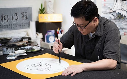 台灣藝術家揚名日本福岡國際書畫展　徐健麟獲福岡教育委員會賞