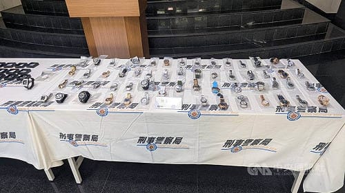 警破精品手錶仿冒地下工廠　侵權市值逾8000萬元