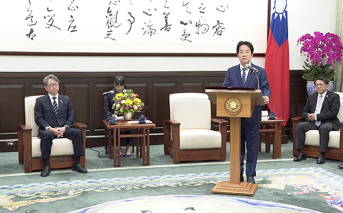 賴清德盼支持簽署經濟夥伴協定 日議員：台日關係處於最佳狀態