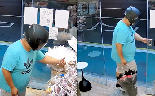 演技派小偷表演「空氣掃碼」！店家無奈PO文：不是無付款花店