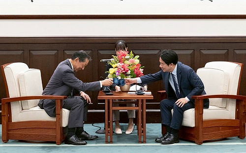 總統接見日本台灣交流協會會長隅修三　盼台日深化經貿合作共同捍衛區域和平
