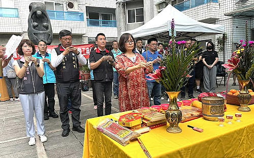 0403震災復原方案補助花蓮8指標社區  第四處蓮花大樓今動工