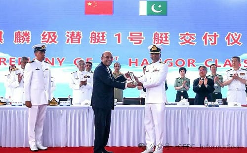 中國證實首艘巴基斯坦「麒麟級」潛艦已在三亞交付