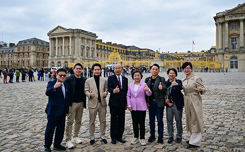 韓國瑜率團訪法  參訪凡爾賽宮 