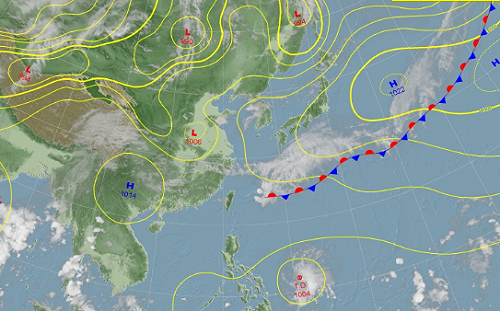 要變天了！明起滯留鋒面「由北向南」開炸 未來一週天氣一圖看
