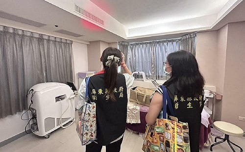 主動稽查醫療機構及美容業者   屏縣衛生局：未發現有針孔設備