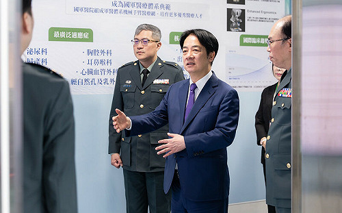 國軍桃園總醫院升級準醫學中心 賴清德：軍品供需的輸血站務必如期完工 