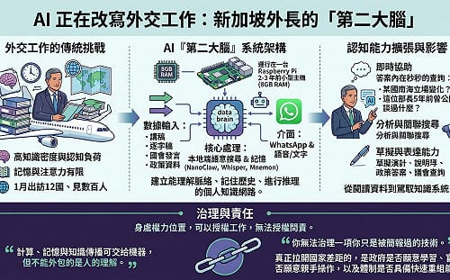童振源專論》AI正在改寫外交工作：新加坡外長的「第二大腦」