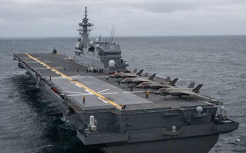 日本「加賀」搭載美「閃電」F-35B  預告6月岩國進行跨艦起降