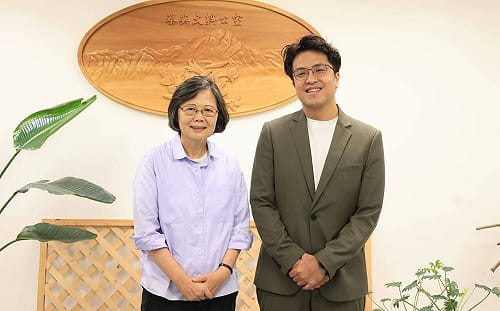 請益蔡英文備戰北市選戰  沈伯洋：台北要成為「為人設計的城市」