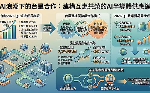 童振源專論》AI浪潮下的台星合作：建構互惠共榮的AI半導體供應鏈