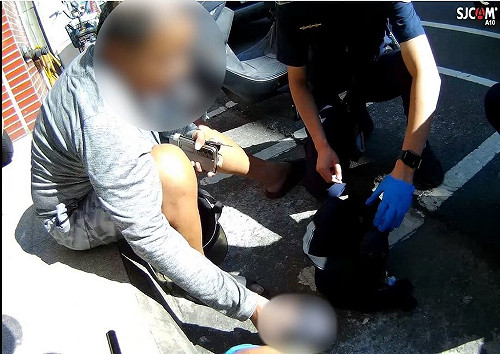 頭份騎士拒檢逆向、闖紅燈逃逸　警逮人查獲毒品
