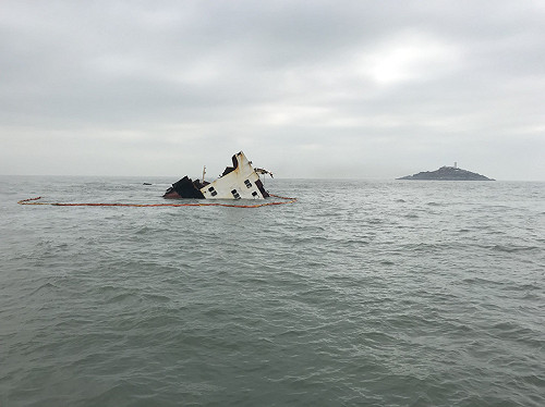 「泉海88輪」船體殘骸移除 機具將進場施工