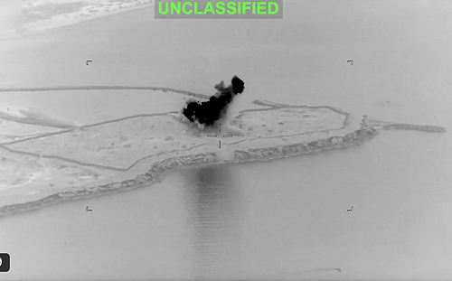 美軍摧毀伊朗沿岸雷達站 中央司令部公開自衛反擊影片   