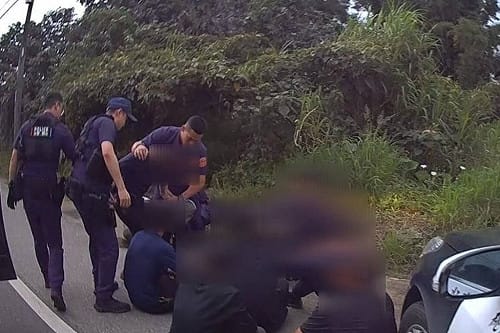 桃園蘆竹警攔可疑廂型車　查獲8名失聯越籍移工