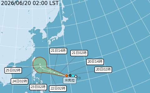 太平洋高壓發威各地飆36度！米克拉颱風今晨生成恐再增強
