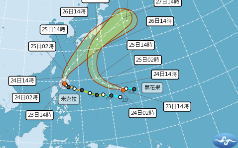 雙颱接力影響？強颱米克拉外圍環流逼近 未來一週天氣一圖看
