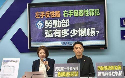 兒少性剝削前科犯連拿6000萬標案 藍委怒：民進黨還不查嗎