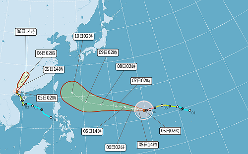 強颱「巴威」暴風圈擴大！10、11日最靠近台灣 吳德榮示警：應及早防颱