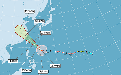 巴威颱風「又大又強」明晚觸陸！專家警告：恐直接登陸東北角