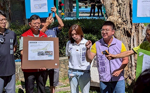 綠黨偕民團為富民生態公園老樹請命 揭北市府「砍樹一條龍」內幕 