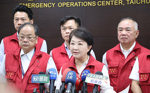 繼續神預測？盧秀燕：台中能否脫離陸上警戒？還要再觀察