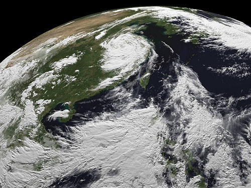 巴威颱風進入安徽  暴風大雨遠至東北、內蒙