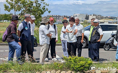 獲里長反映速會勘　陳亭妃要求草湖寮重劃區排水檢測　從阻塞源頭改善