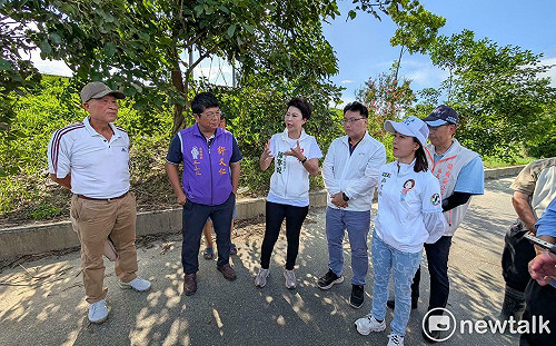 陳亭妃會勘關廟防汛道路淹水　要求短中長期並進個個擊破解決淹水問題