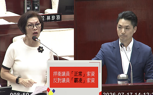 藍議員質詢怒批簡舒培「霸凌索資」：我當20年議員都沒有十萬筆