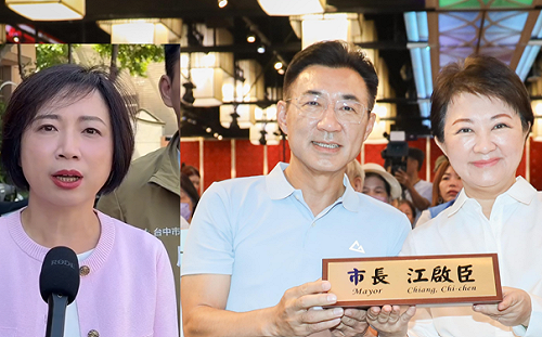 （影）盧秀燕要上凱道 何欣純問江啟臣怎麼看「台中8年僅抽驗油品1次」？