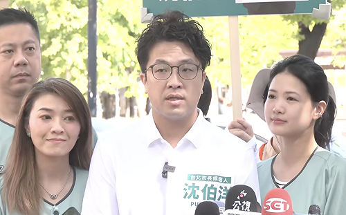 蔣萬安為致癌油拜會盧秀燕 沈伯洋：台中是爆發地盼帶答案回來
